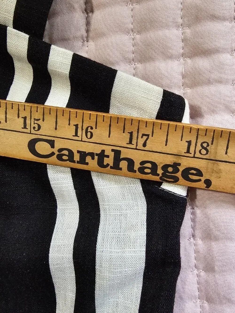 NWT WILLOW 2 PC TANK TOP AND PANTS STRIPED WHITE BLACK SIZE S/M - Picture 5 of 16